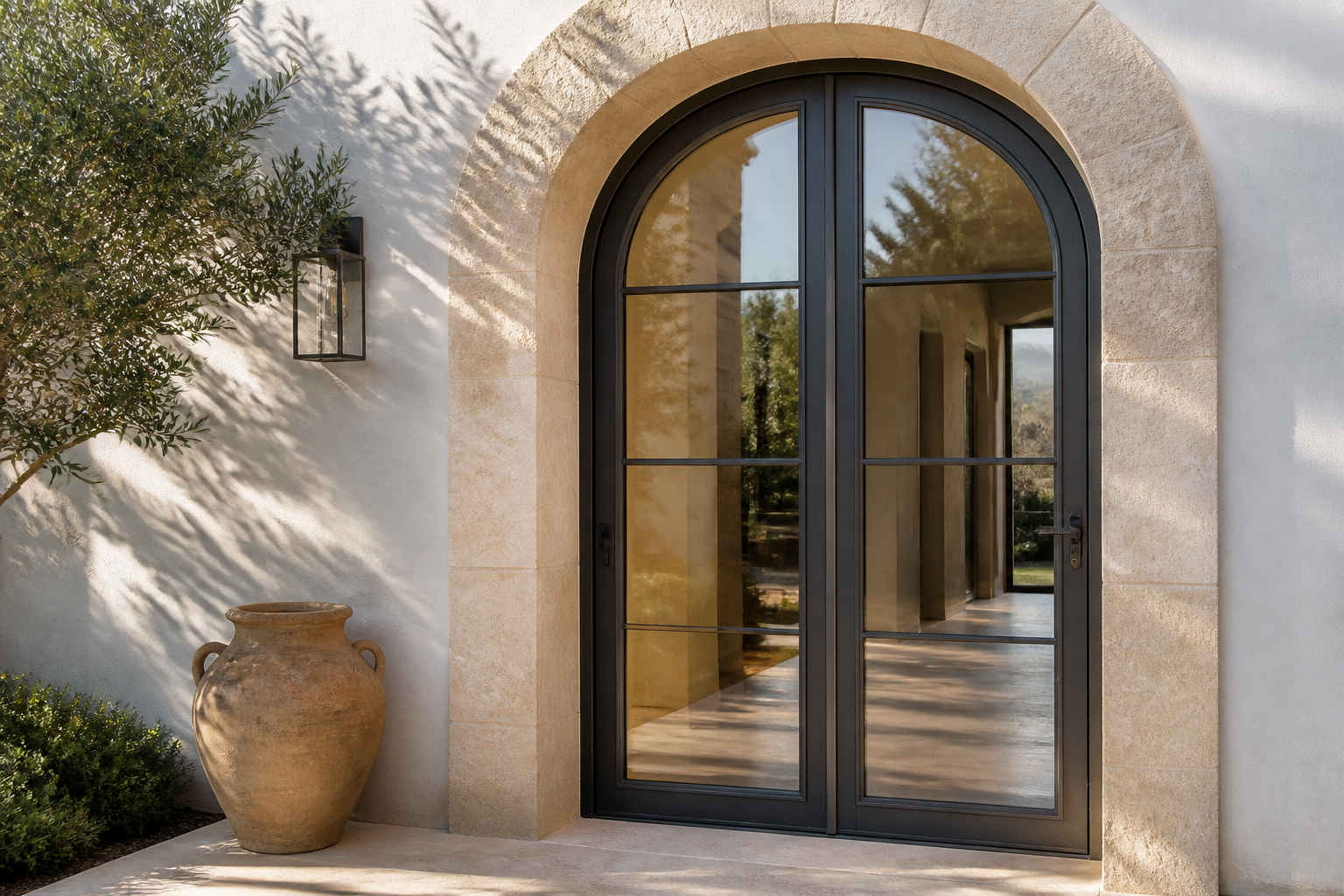 VLX 100 Arched / Custom Door in West Palm Beach, FL | Meridian Windows and Doors West Palm Beach - detail 3