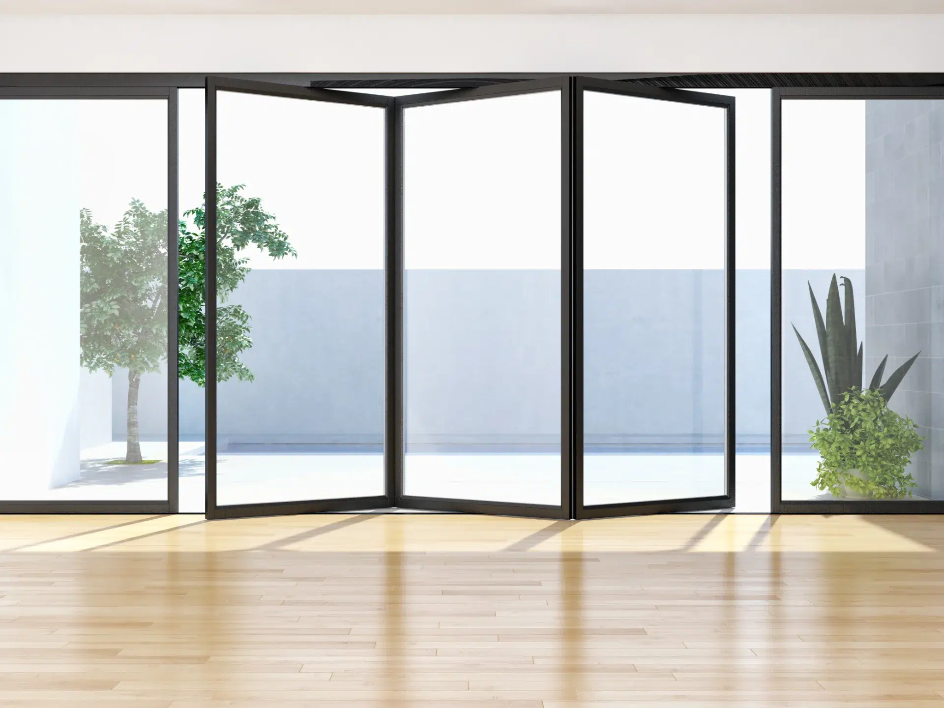 VLX 100 Bifold / Folding Door in West Palm Beach, FL | Meridian Windows and Doors West Palm Beach - detail 1